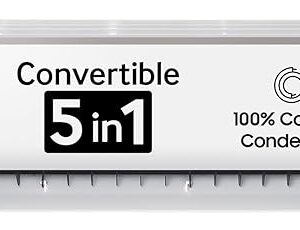 Samsung 1.5 Ton 5 Star Inverter Split AC (Copper, Convertible 5-in-1 Cooling Mode, Anti-Bacteria, 2023 Model AR18CYNZABE White)